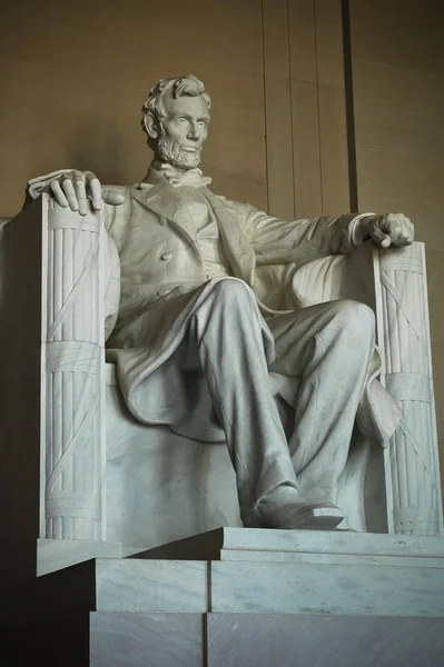 Abraham Lincoln Memoriale Washington 2008 — Foto Stock