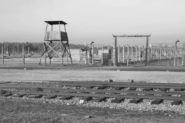 Polonya Cracow Yakın Birkenau Toplama Kampı — Stok fotoğraf