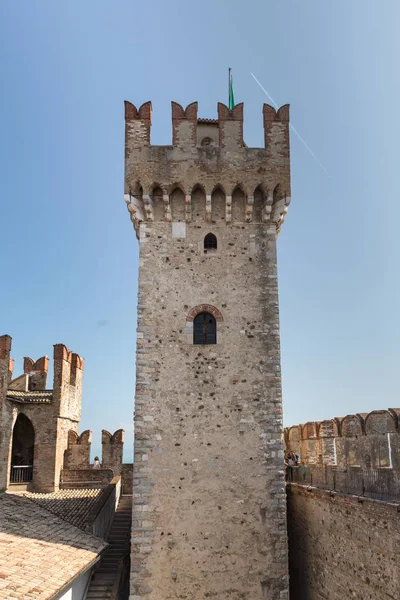 Castello Scaligero Sirmione Sul Lago Garda Italia — Foto Stock