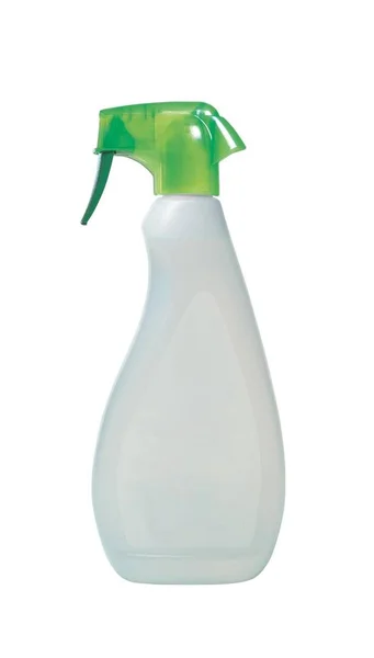 Bottiglia Igienica Sfondo Bianco Isolato Primo Piano — Foto Stock