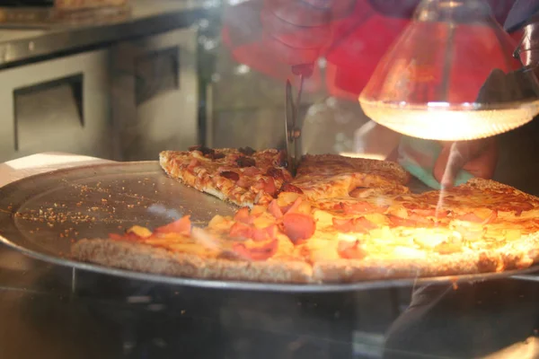 Pizza Saborosa Pizzaria — Fotografia de Stock