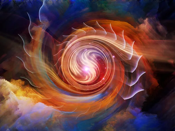 Colors Motion Series Backdrop Design Fractal Spiral Elements Textures Provide — Stock Photo, Image