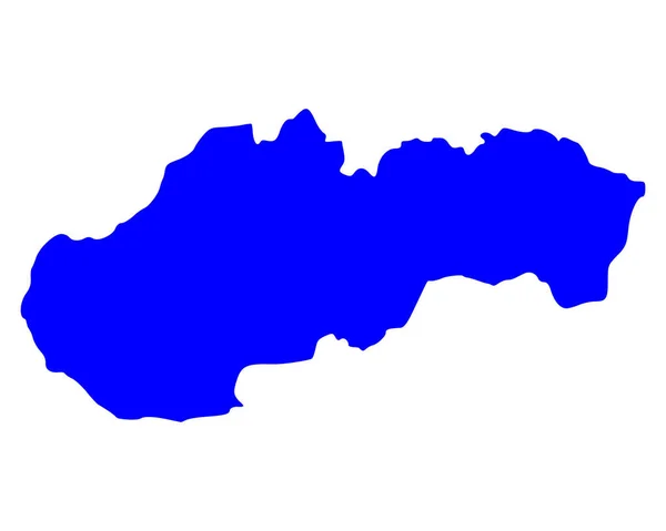 Mapa Słowacji Kartografia Graficzna Koncepcja Geografii — Zdjęcie stockowe