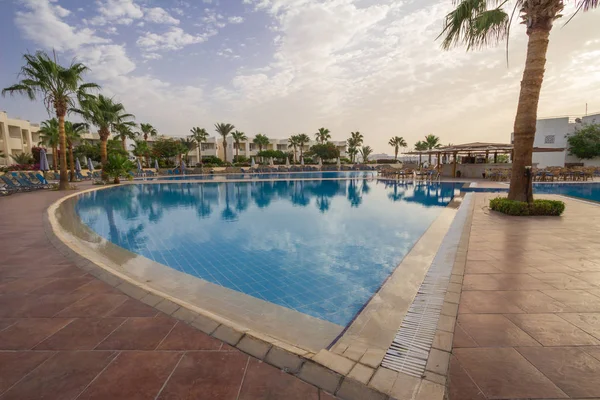 Paisajes Junto Piscina Hotel Sharm Sheikh — Foto de Stock