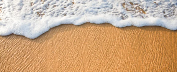 Хвиля Піску Пляжі Багато Копій Простору — стокове фото