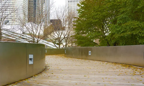 Passarela Pública Millenium Park Chicago Millenium Park Segunda Atração Pública — Fotografia de Stock