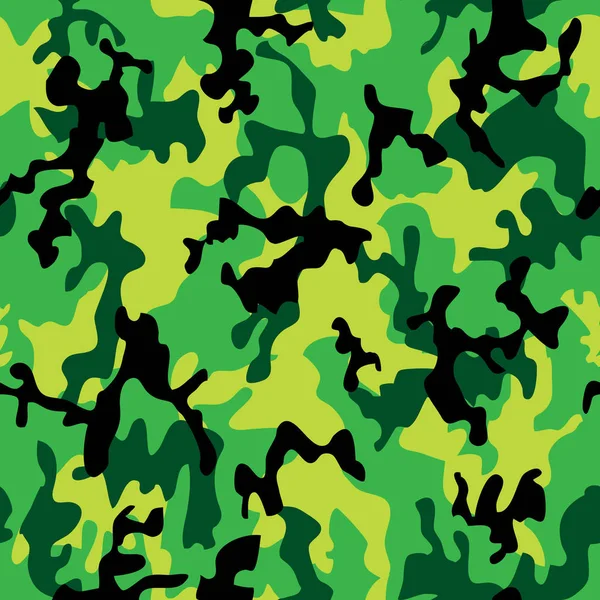 Donkere Groene Jungle Camouflage Met Naadloze Herhalende Ontwerp — Stockfoto