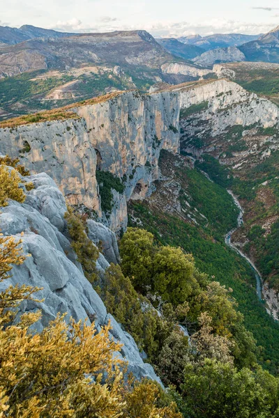 Atemberaubende Aussicht Über Den Verdon Canyon Frankreich — Stockfoto