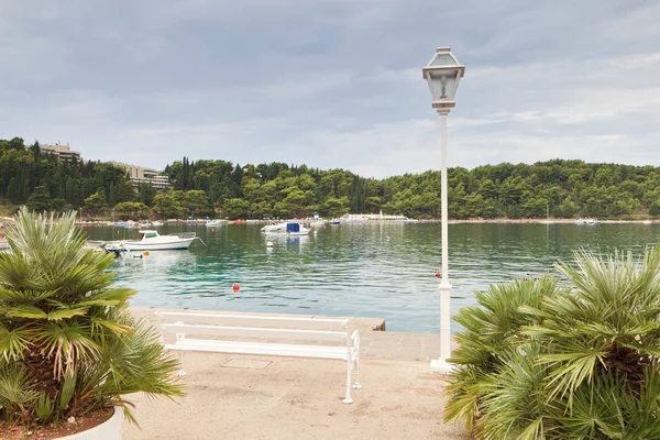 Bahía Cavtat Durante Día Croacia — Foto de Stock