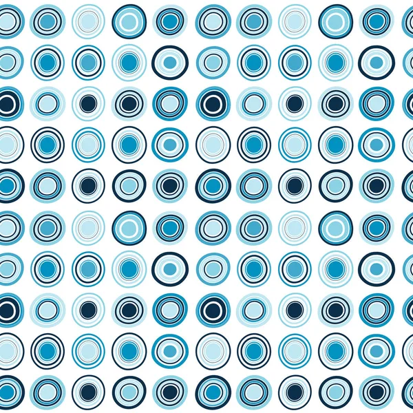 Wrapping Paper Blue Circles Seamless Pattern — Stock Photo, Image