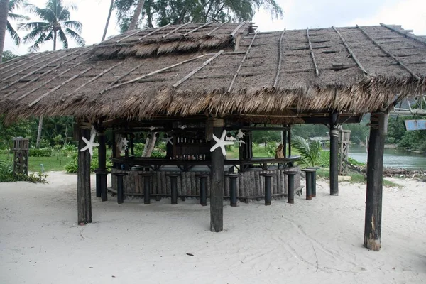 Bar Sulla Spiaggia Koh Chang Isola Thailandia — Foto Stock