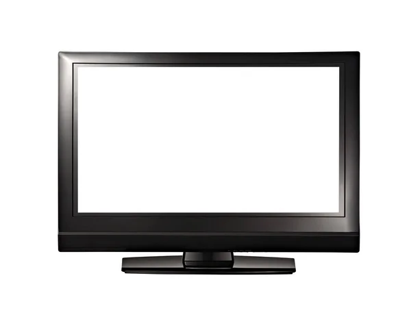 Lcd High Definition Flat Screen White Background — Stock Photo, Image