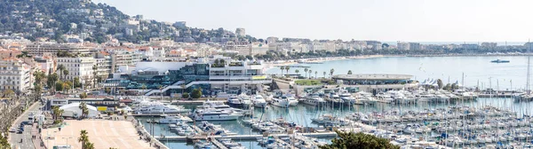 Vista Aérea Suquet Casco Antiguo Port Vieux Cannes Francia —  Fotos de Stock