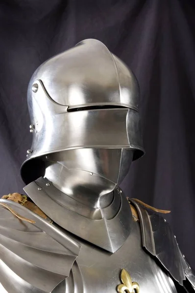 Зброя Середньовічного Лицаря Металевий Захист Солдата Від Зброї Супротивника — стокове фото