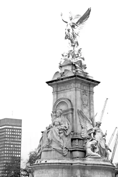 Marmor Und Statue Der Altstadt Von London England — Stockfoto