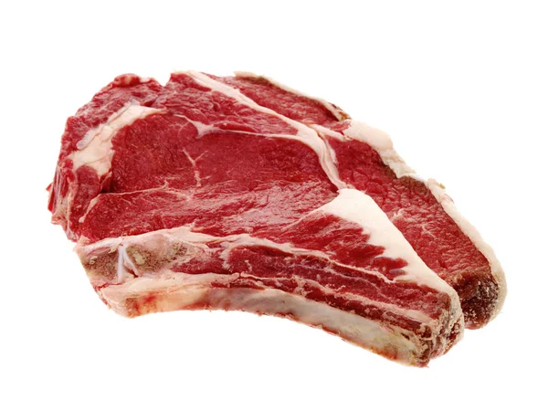 Surový Tepelně Neopracované Hovězí Steak — Stock fotografie