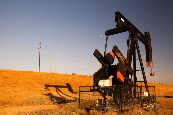 Bomba Aceite Desierto América — Foto de Stock