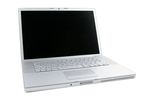 Silver Portable Computer View — Stock Photo, Image