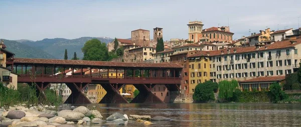 Vue Ville Italienne Bassano Del Grappa — Photo