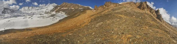 Panorama Panorámico Con Guías Montaña Región Dolpo Himalaya Nepal — Foto de Stock