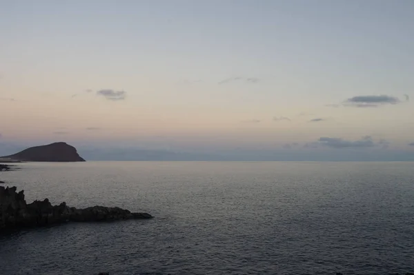 Colred Sunrise Nubes Sobre Océano Atlántico Tenerife Islas Canarias — Foto de Stock