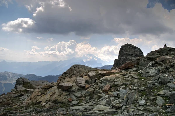 Viajar Europa Alpes Alta Montaña Vacaciones Verano — Foto de Stock