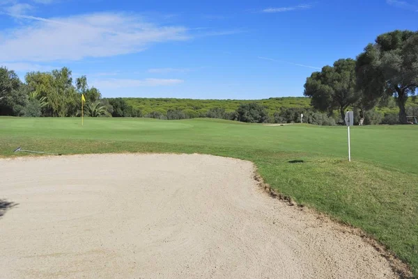 Bunker Campo Golf Andalucía España —  Fotos de Stock