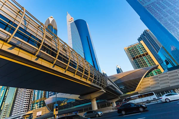 Dubai Emirados Árabes Unidos Novembro Dubai Metro Como Maior Rede — Fotografia de Stock