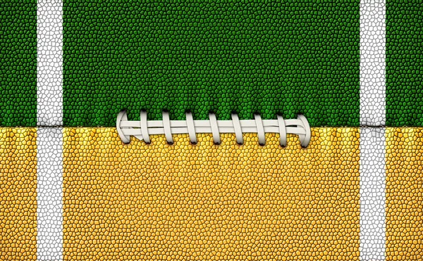 Ilustração Digital Uma Textura Bolas Futebol Cadarços Listras Para Usar — Fotografia de Stock