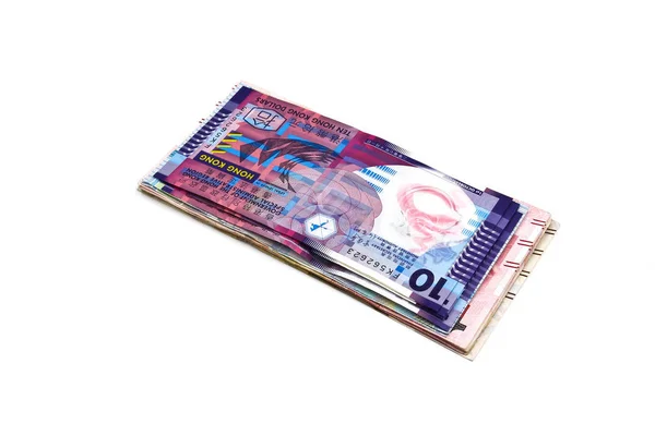 Hong Kong 메모입니다 Hong 달러는 Hong Kong의 — 스톡 사진