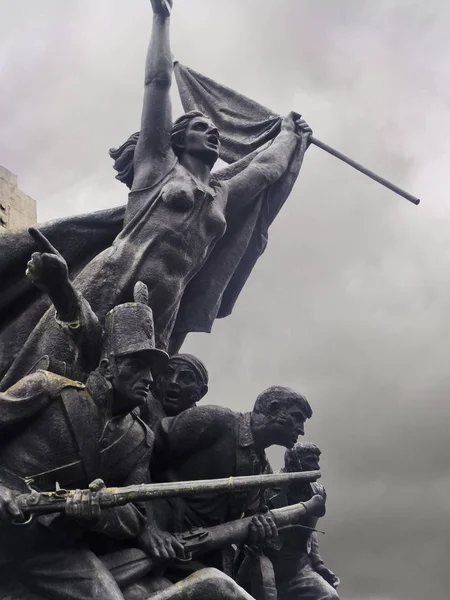 Porto Dezembro 2012 Monumento Heróis Guerra Península 1808 1814 Contra — Fotografia de Stock