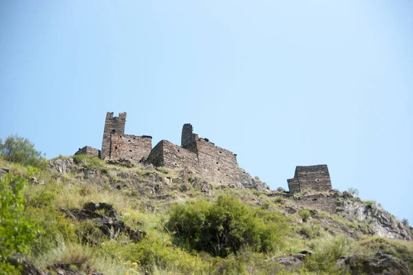 Ruinas Ciudad Vieja Georgia Khevsureti Viajes — Foto de Stock