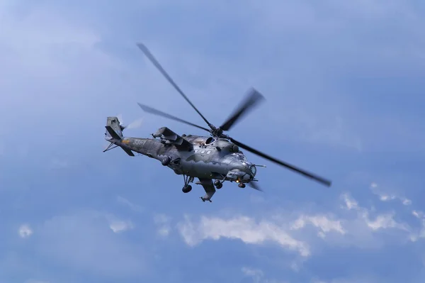 Atrás Soviético Helicóptero Ataque Pesado — Fotografia de Stock