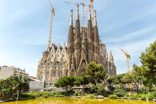 Kostel Sagrada Familia Barceloně Španělsko — Stock fotografie