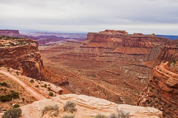 Giant Footprint Grand Point Overview Canyonlands National Park Utah — Stock Photo © YAYImages #257900820