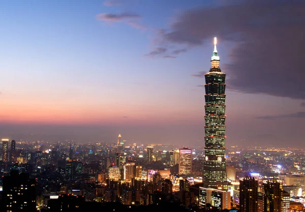 Είναι Ψηλότερο Κτίριο Που Ονομάζεται Ταϊπέι 101 — Φωτογραφία Αρχείου