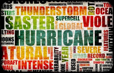 Hurricane Natural Disaster as a Art Background clipart