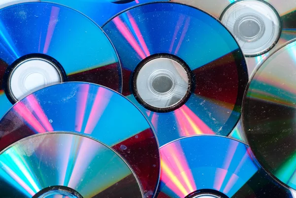 Stapel Alter Cds — Stockfoto