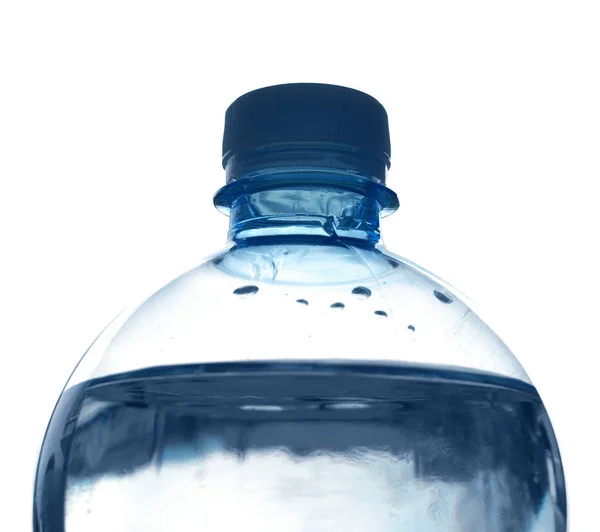 Zbliżenie Szyję Butelki Wody — Zdjęcie stockowe