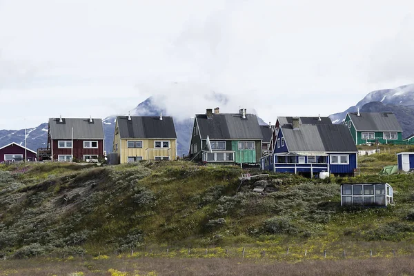 Small Town South Greenland — Stock Photo, Image