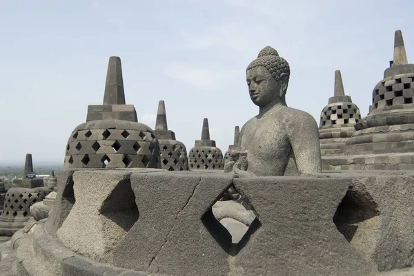 Borobudur Tempel Java Indonesien — Stockfoto