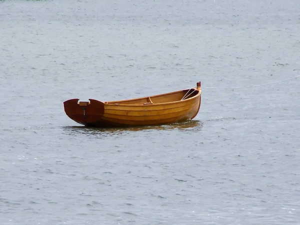 Empty Rowboat Ocracoke Bay — Stock Photo, Image
