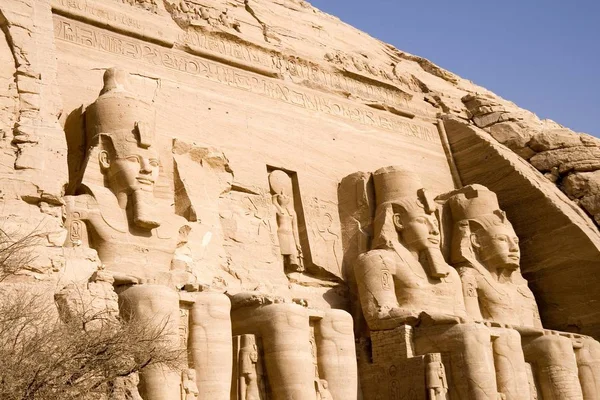 エジプト アブー シンベルの大神殿 — ストック写真