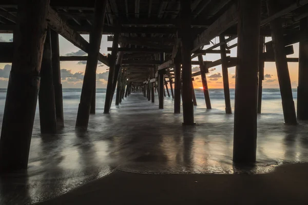 San Clemente Piren Ved Solnedgang Sør California Usa – stockfoto