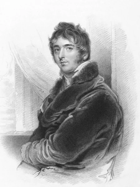 William Lamb Viscount Melbourne 1779 1848 Rytě 1800S Britský Premiér — Stock fotografie
