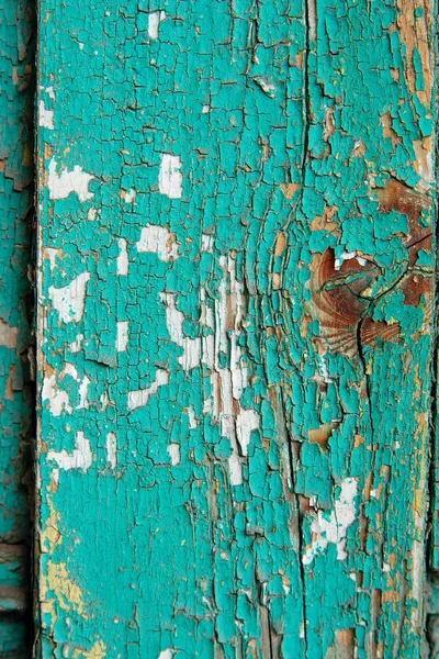 Wywietrzone Stare Malowane Drewno — Zdjęcie stockowe