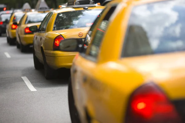 Taxibilar New York — Stockfoto