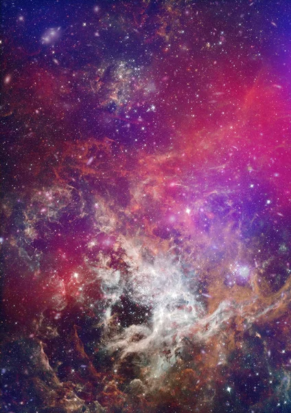 Далеко Сяяння Туманності Зоряне Поле Проти Космосу Елементи Цього Зображення — стокове фото