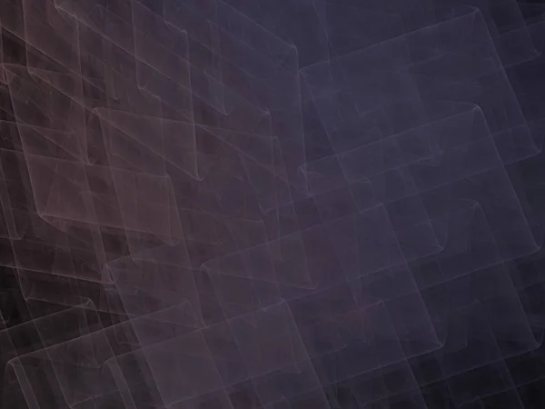 Abstrato Fractal Com Padrão Xadrez Roxo Fundo Preto — Fotografia de Stock
