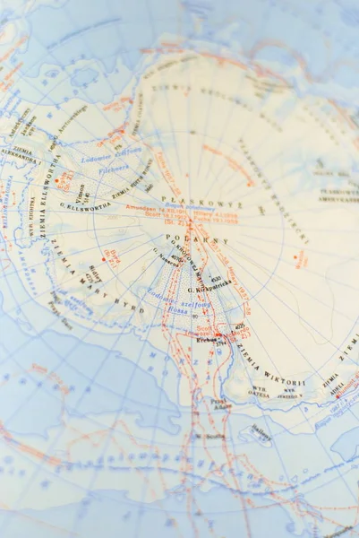 Fragmento Mapa Político Mundo — Fotografia de Stock